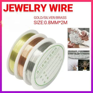 1 Roll Beading Wire Jewelry Making Wire Handmade Craft Cord String DIY Jewelry