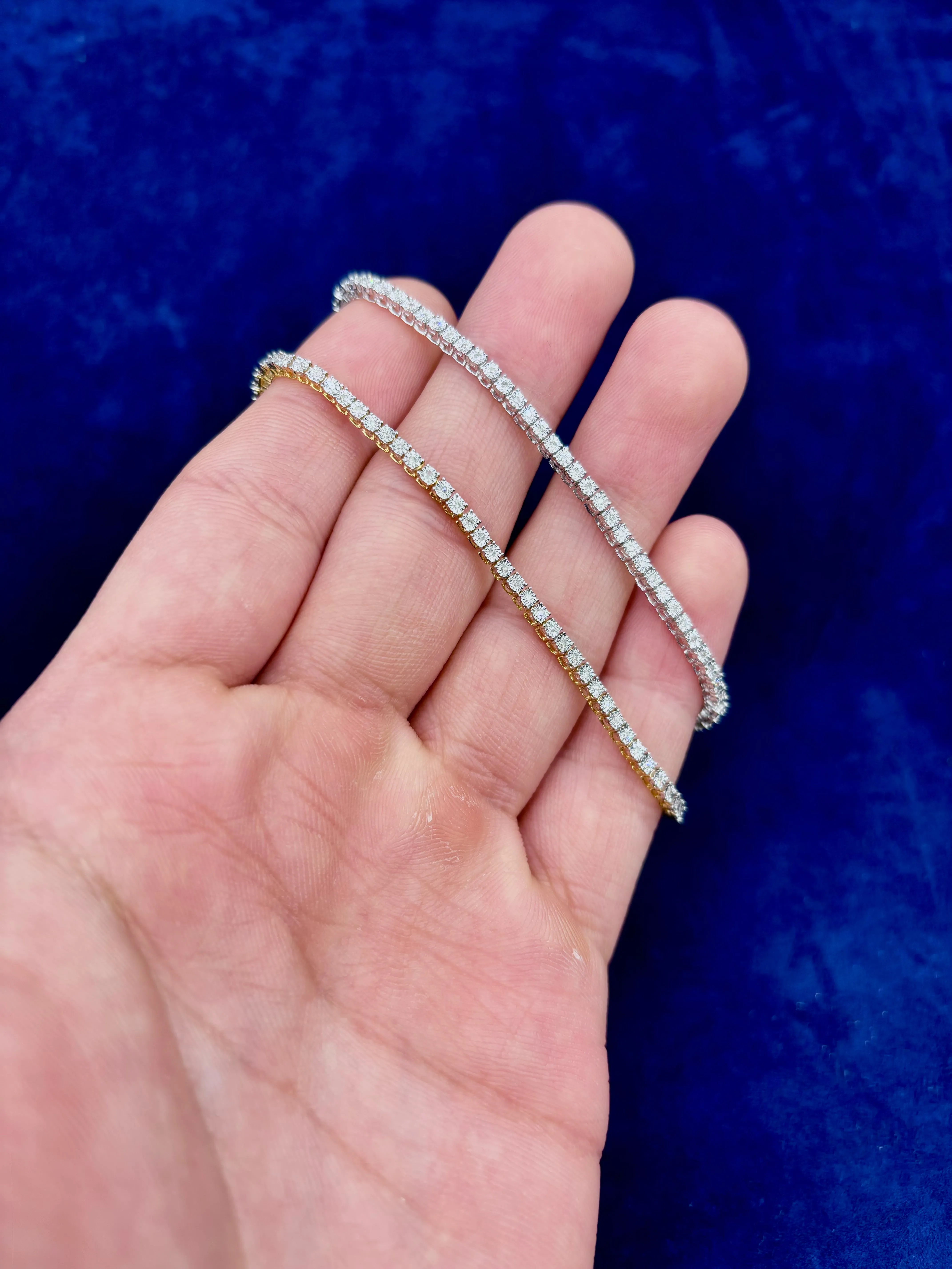 10k 2mm Diamond Dream Bracelet