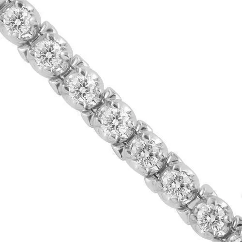 14K Gold Lab Diamond Tennis Bracelet 2.2 MM 2.6CTW