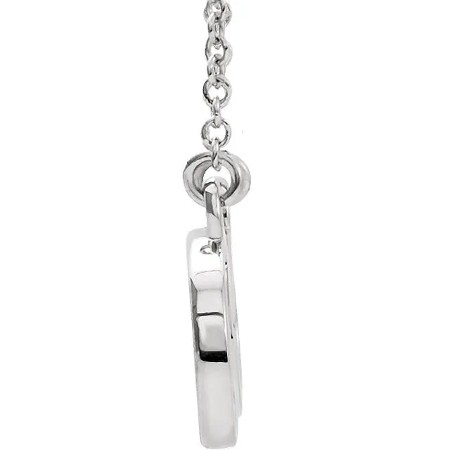 14k Rose Gold Love Infinity-Inspired 17" Necklace