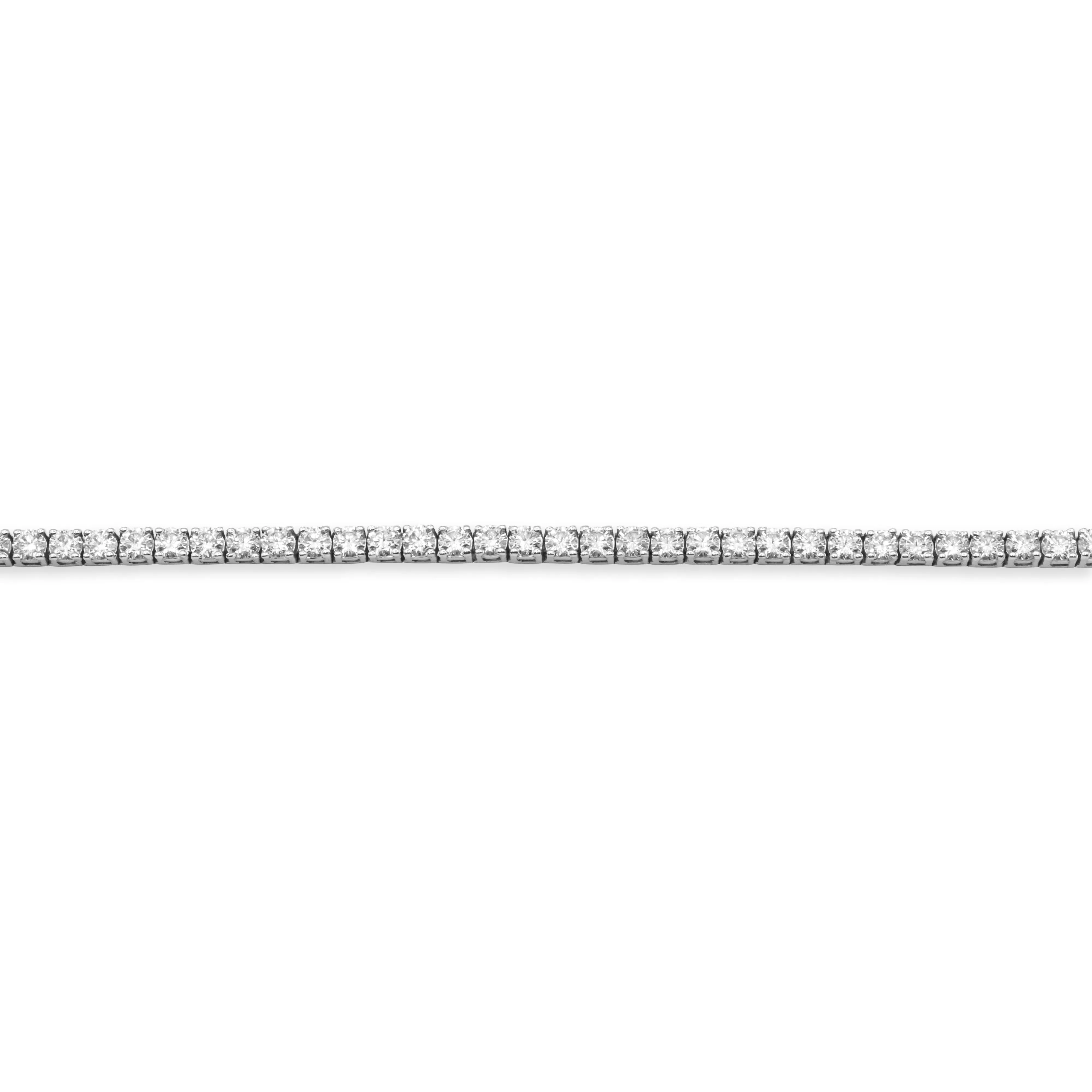 14k Tennis Bracelet 9.8 Ctw Lab Made Diamonds