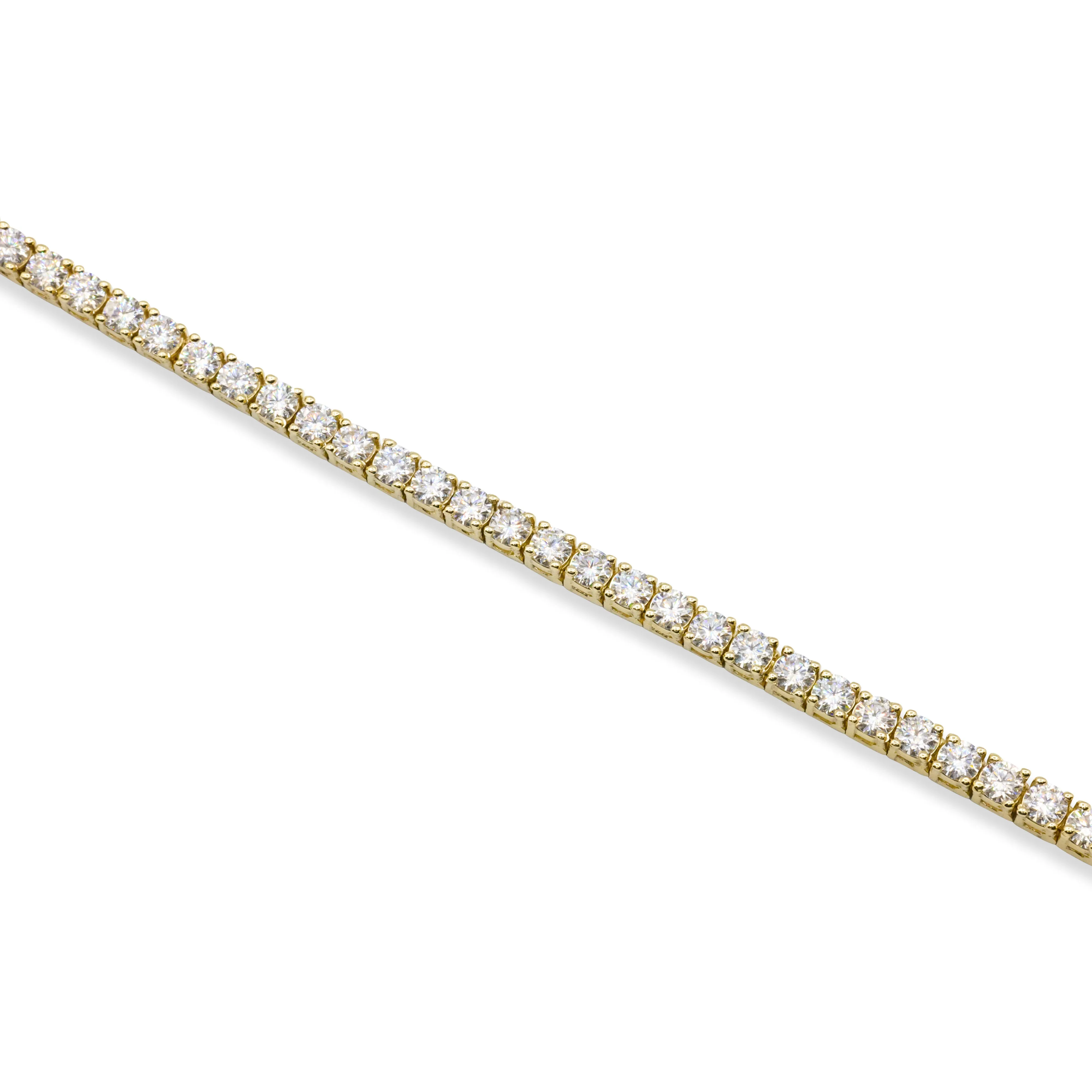14k Tennis Bracelet 9.8 Ctw Lab Made Diamonds