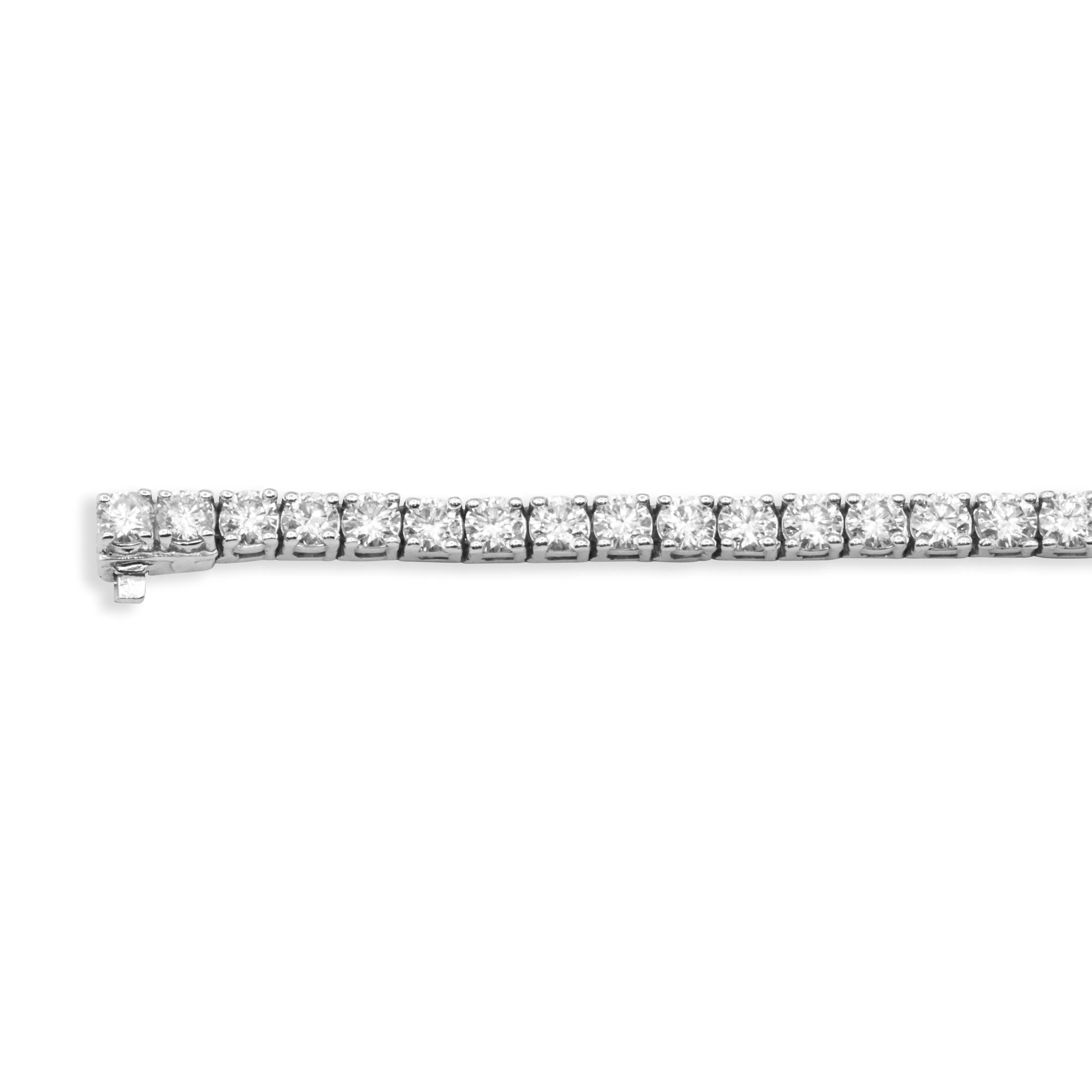 14k Tennis Bracelet 9.8 Ctw Lab Made Diamonds
