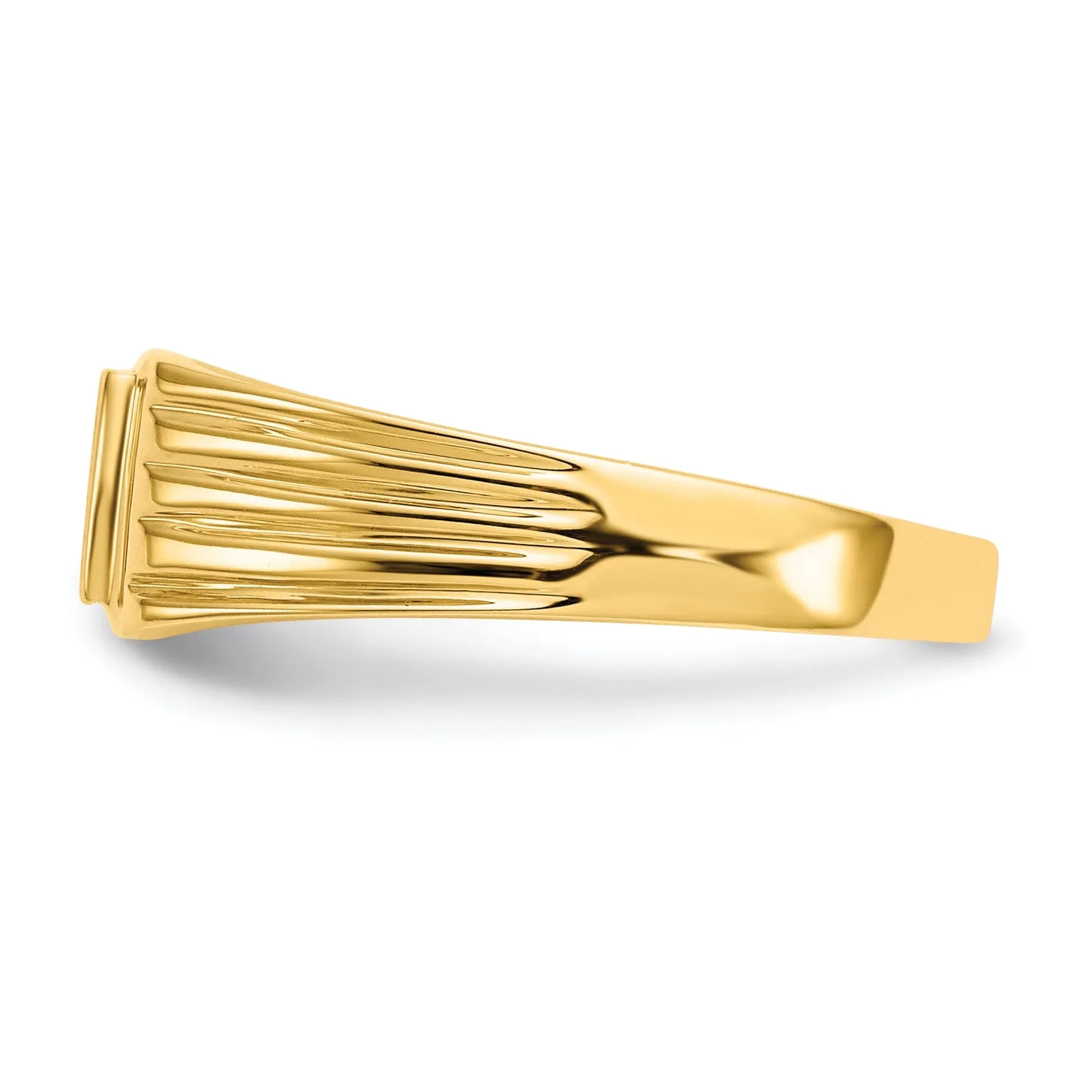 14k Yellow Gold Signet Children's Ring