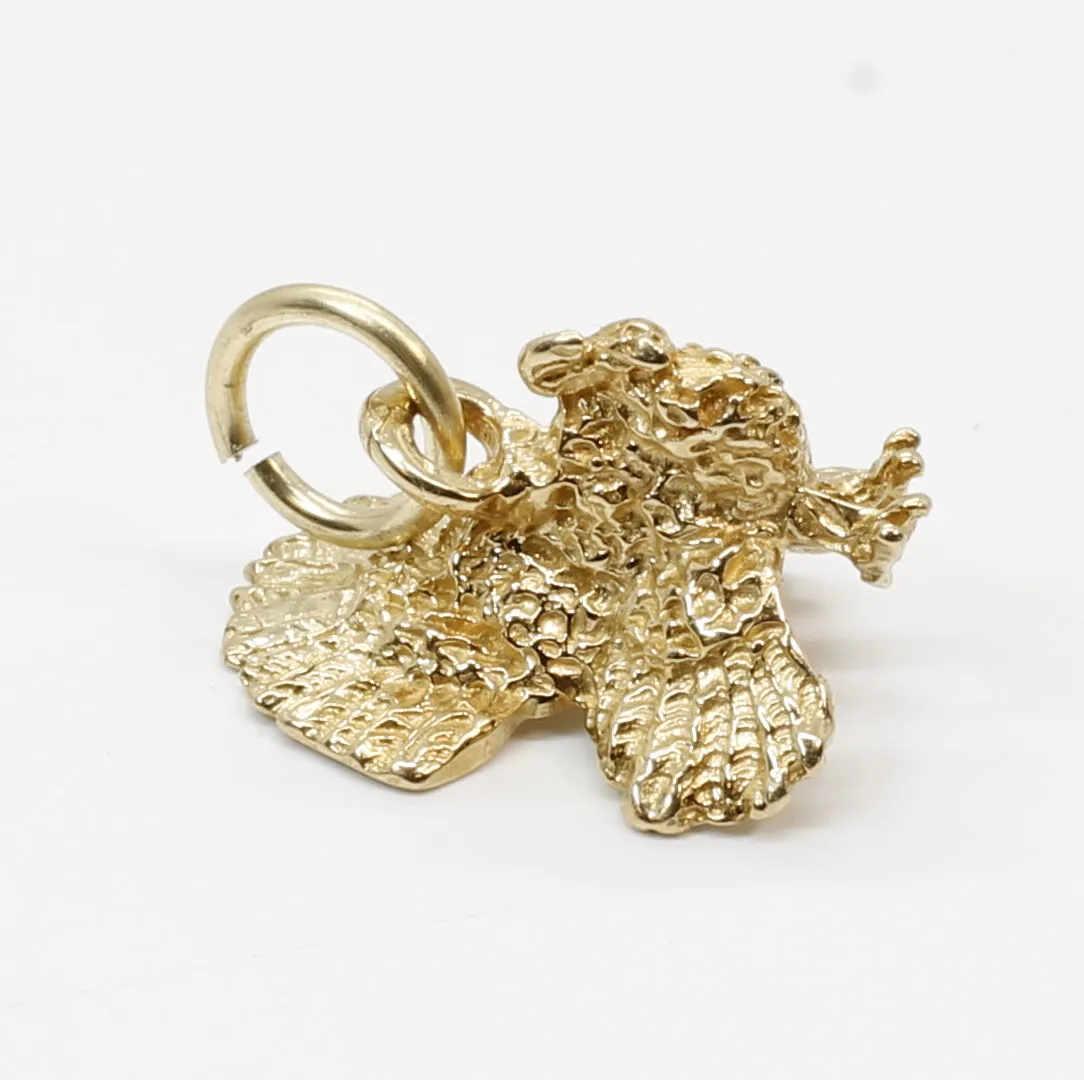 14kt Gold Turkey Charm Thanksgiving gift for her
