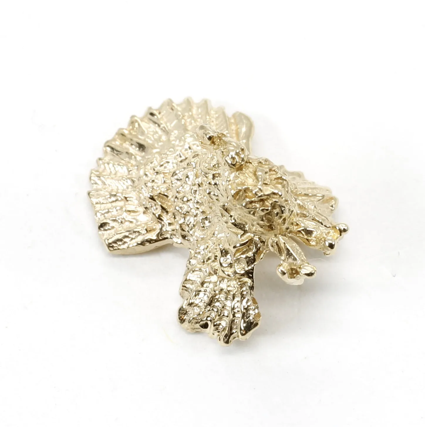 14kt Gold Turkey Tie Tack for mans tie or lapel