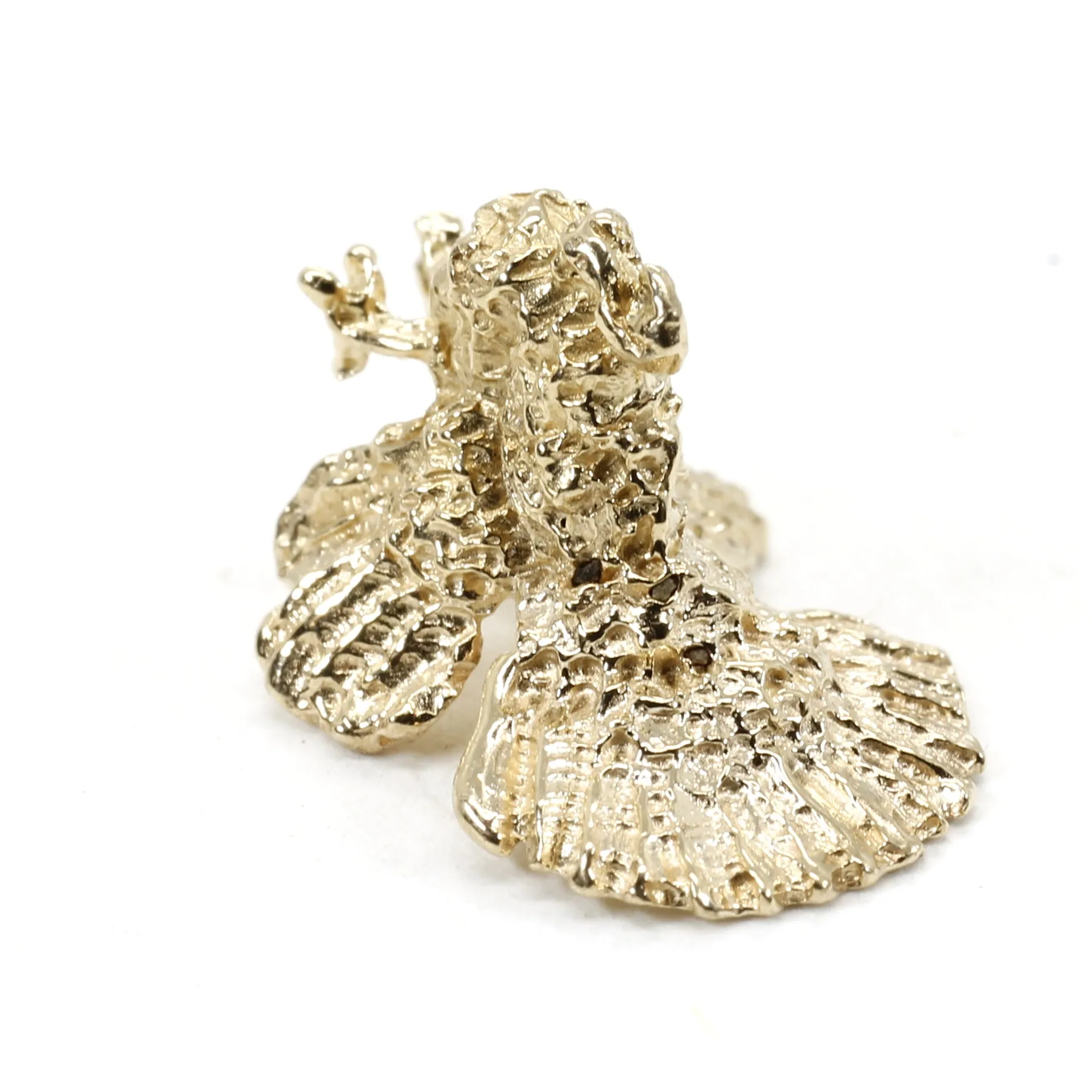 14kt Gold Turkey Tie Tack for mans tie or lapel