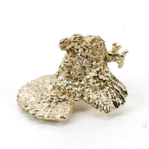 14kt Gold Turkey Tie Tack for mans tie or lapel