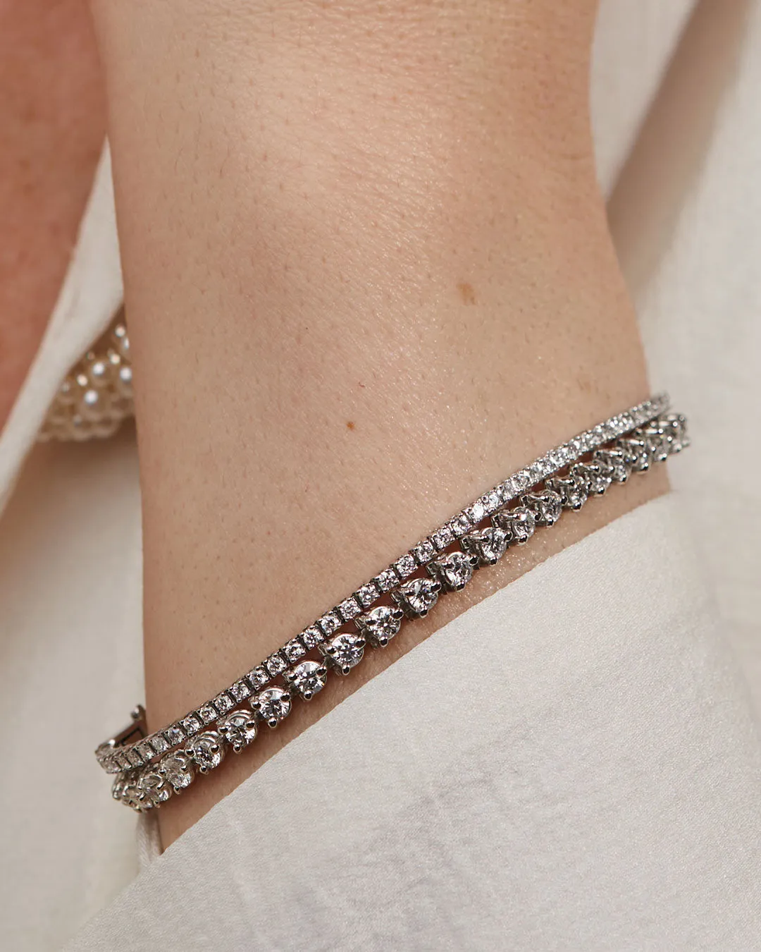 3-prong tennis bracelet