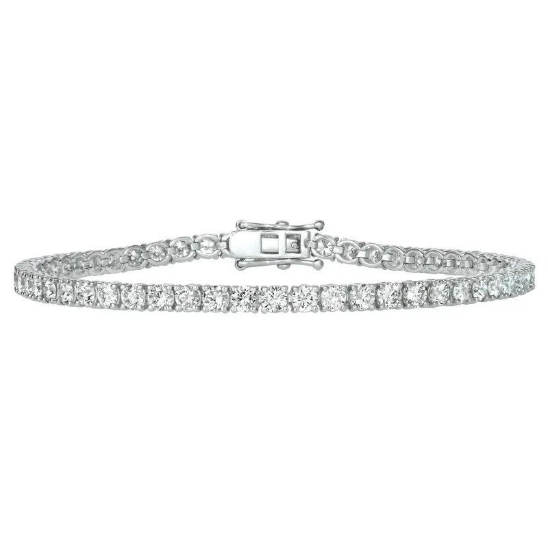 3.00 CARAT NATURAL DIAMOND TENNIS BRACELET G SI 14K GOLD 7” 73 DIAMONDS