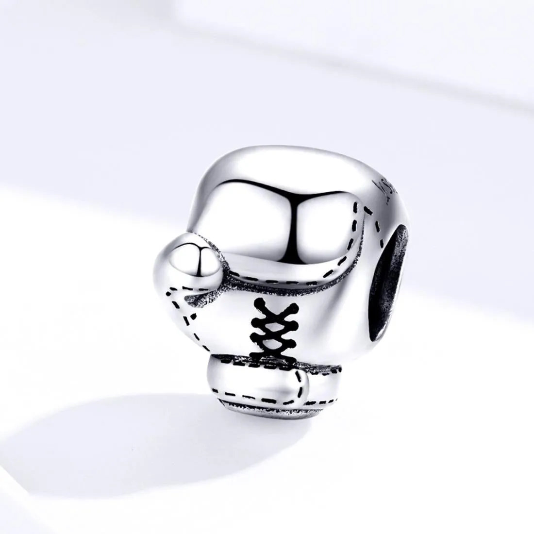 925 Sterling Silver Beaded Diy Boxing Bracelet