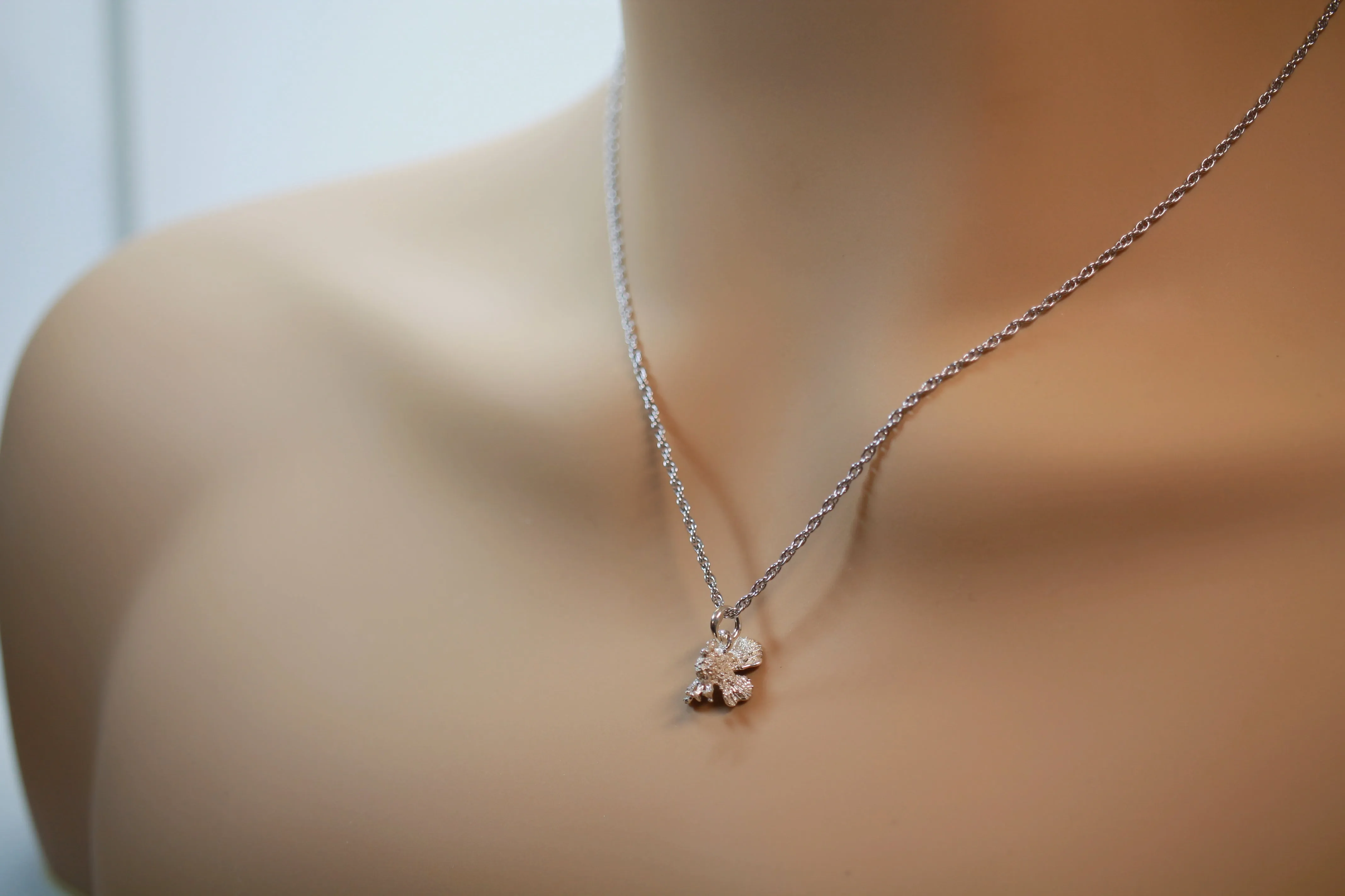 925 Sterling Silver Turkey Necklace Thanksgiving gift for her