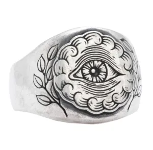 All Seeing Eye Signet Ring