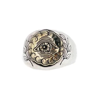 All Seeing Eye Signet Ring