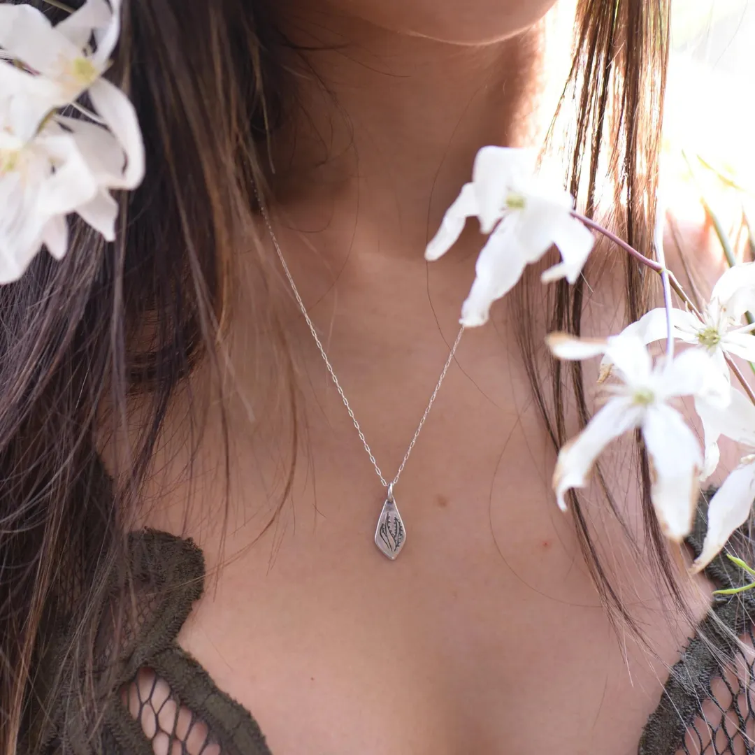 Aloe Vera Botanical Amulet Necklace