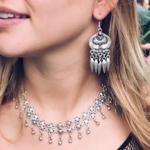 Anatolian Boho Earrings - "Eternal Bloom"