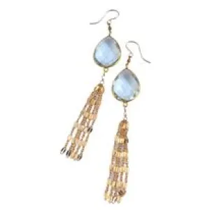 Anna Hollinger Collection Quartz Tassel Earrings
