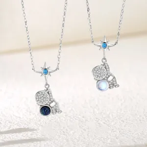 Astronaut Couple Necklaces