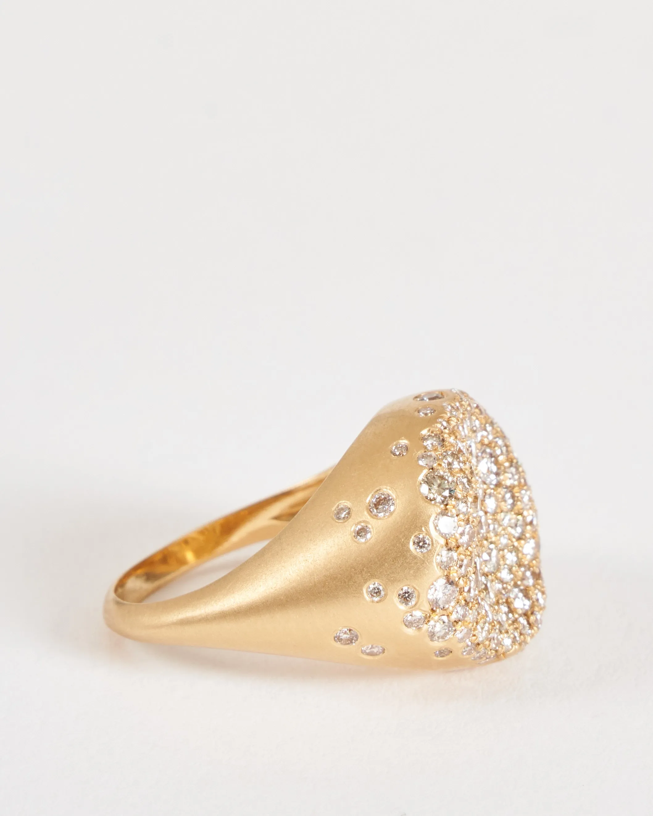 baby malak original champagne round ring