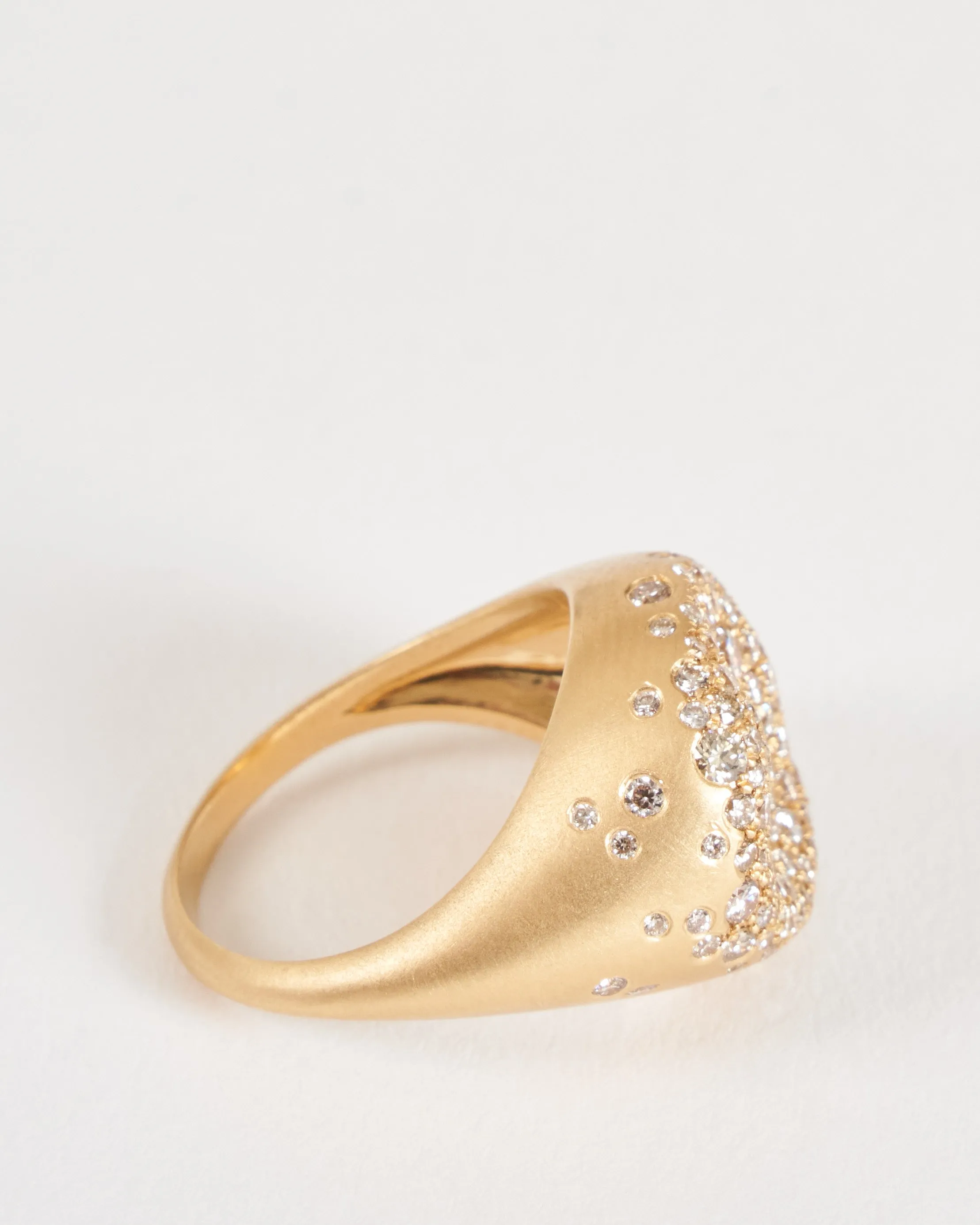 baby malak original champagne round ring