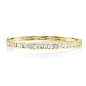 Baguette Diamond Bangle