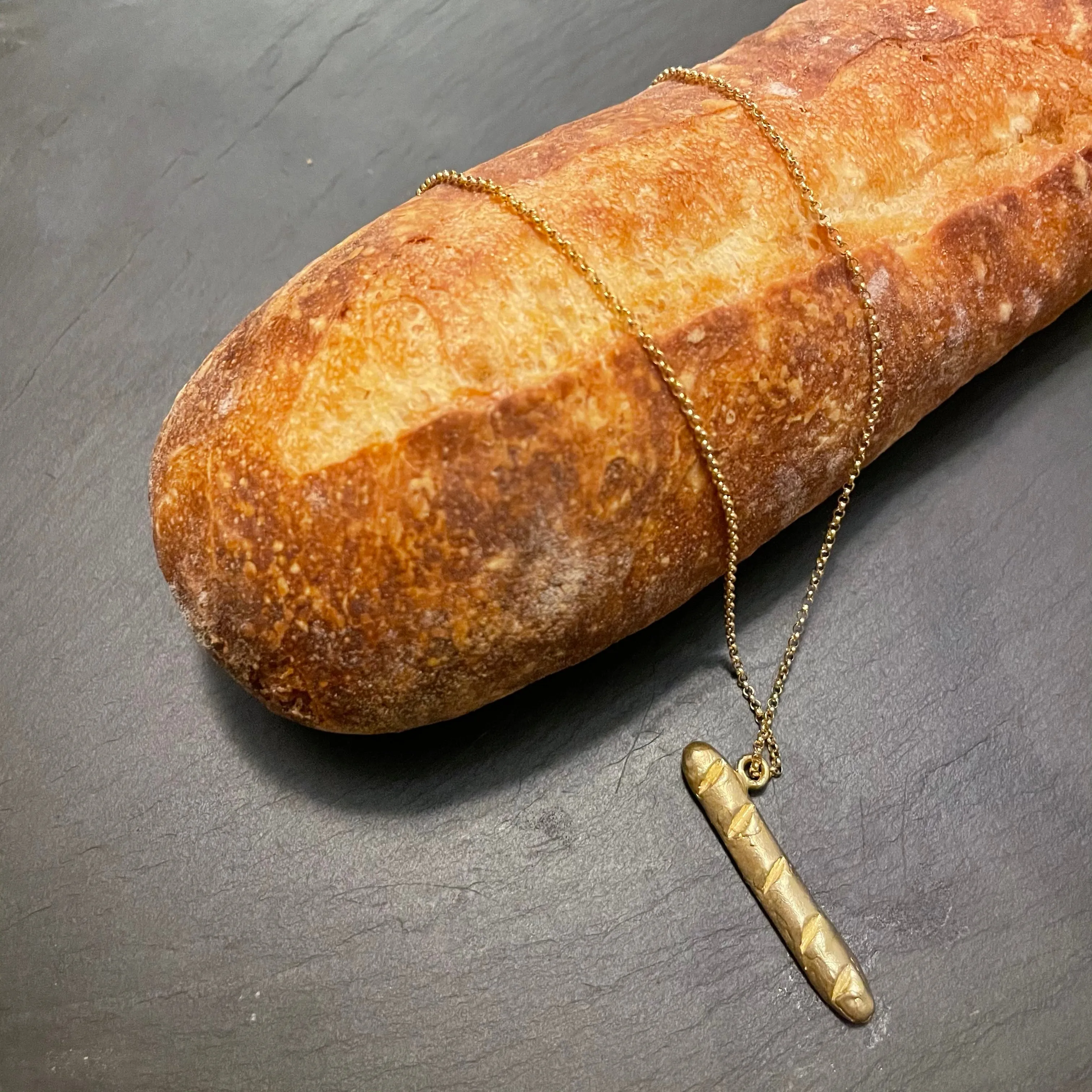 Baguette Necklace