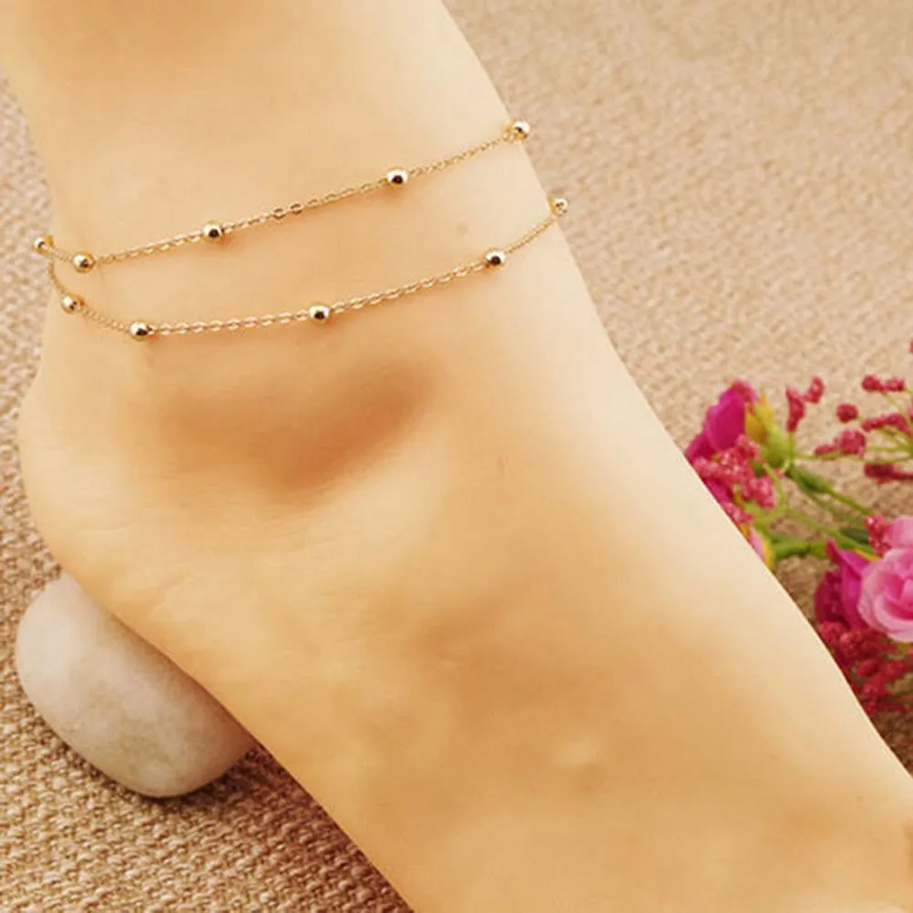 Beaded Chain Anklet