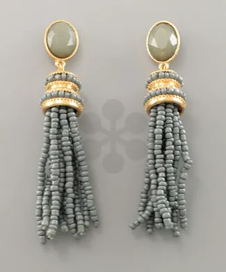 Beaded Drop Earrings