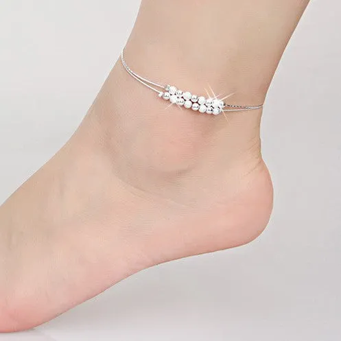 Beaded Sparkling Anklet