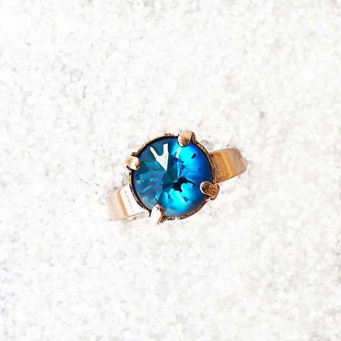 Bermuda Blue Cocktail Ring