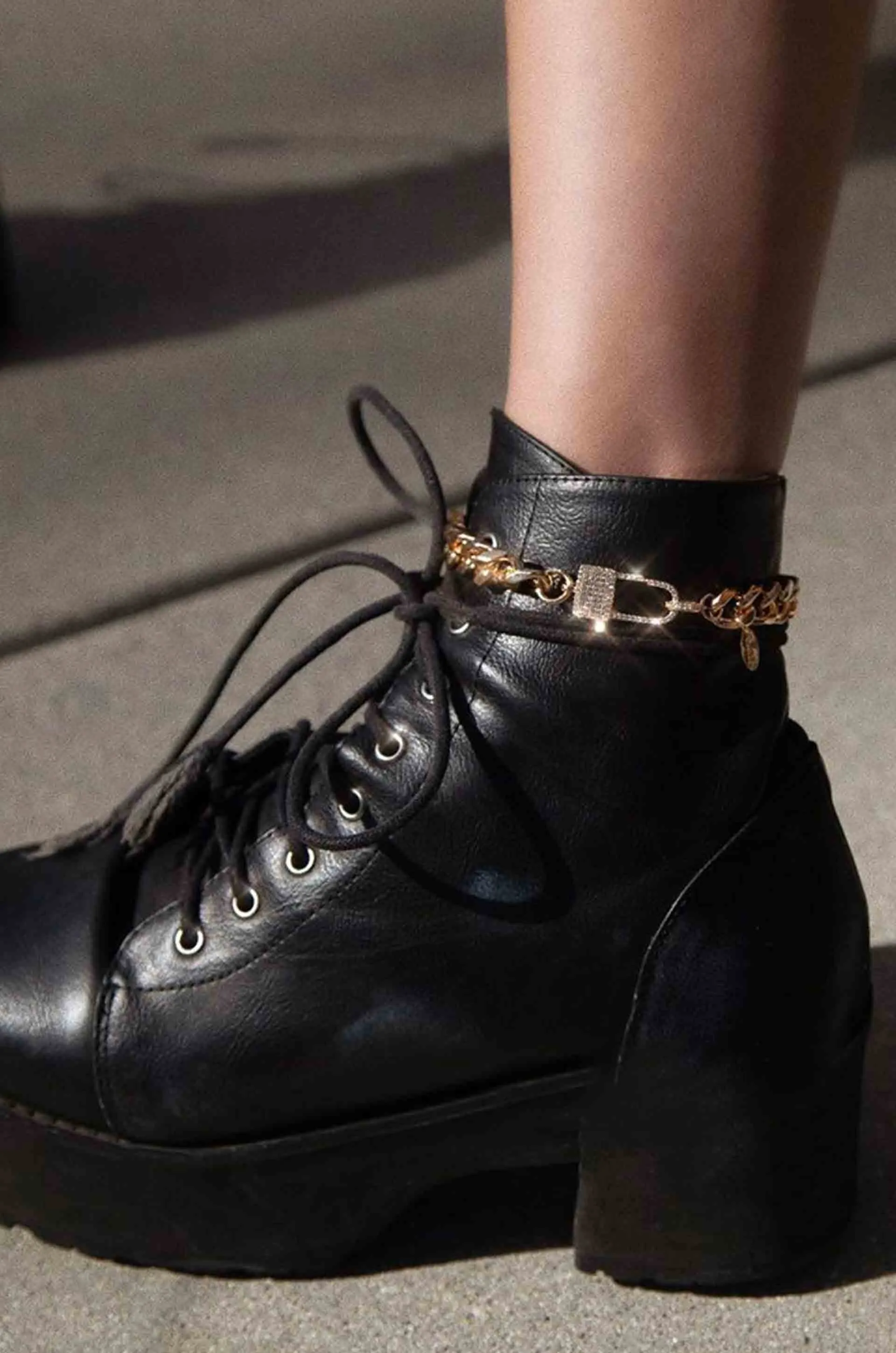 Best Of The Best 18k Gold Plated Link Anklet
