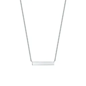 Birks Silver Horizontal Bar Necklace