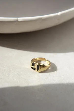 Black Forms Stamp RING