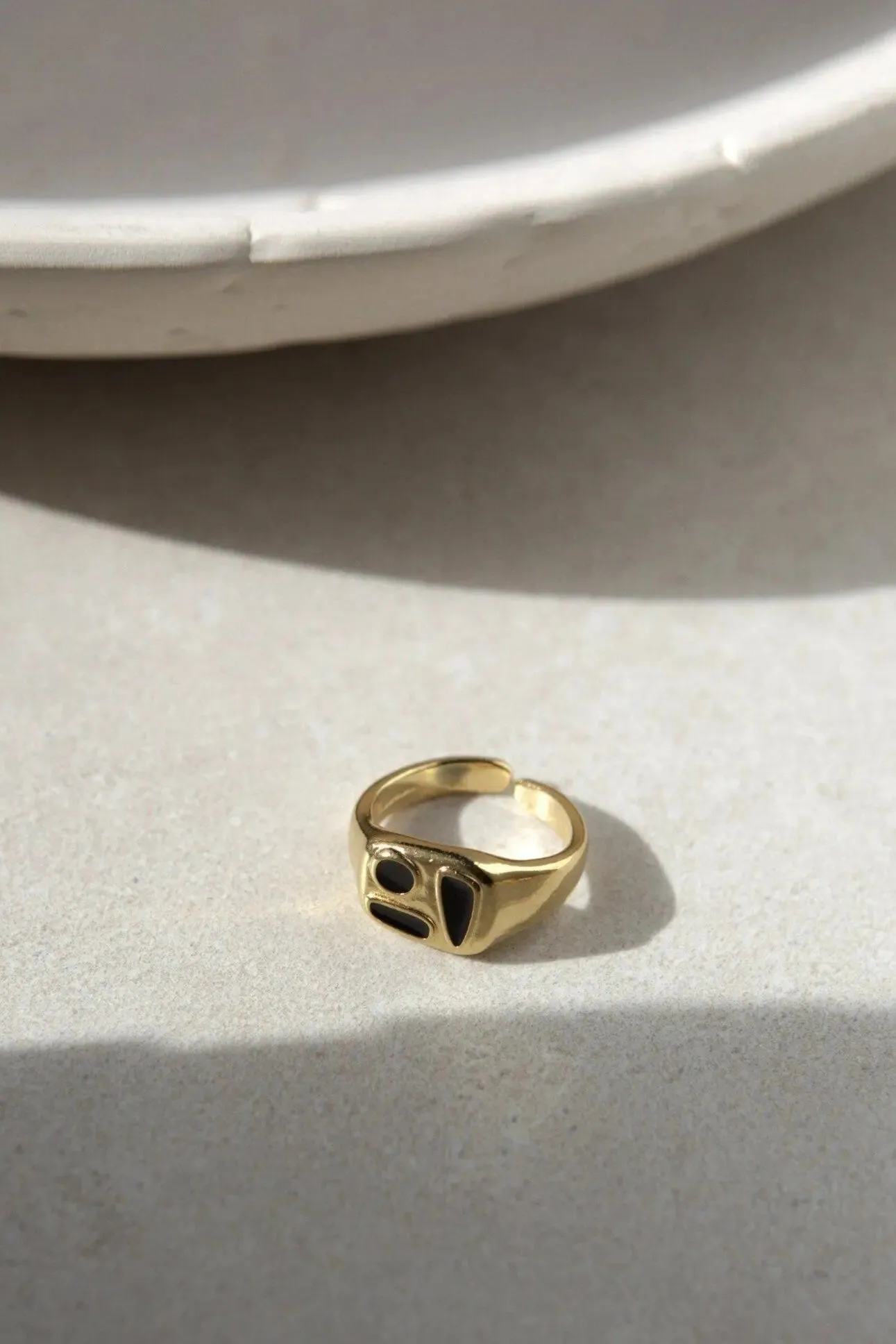 Black Forms Stamp RING