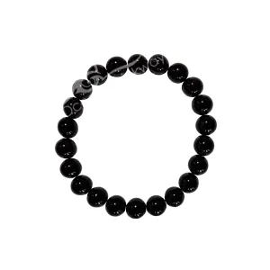 Black Tourmaline Beaded Bracelet