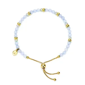 Blue Lace Agate Scatter Bracelet