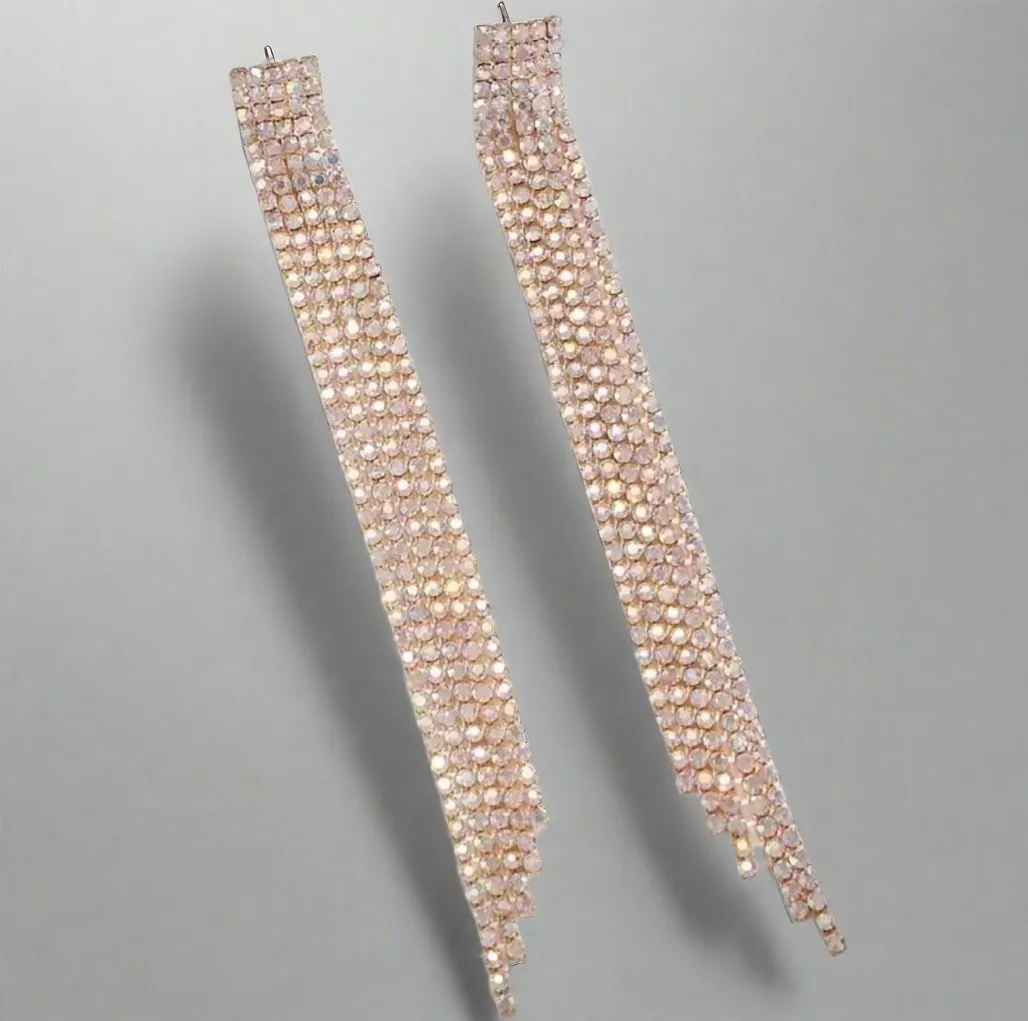 Blush Tassel Earrings