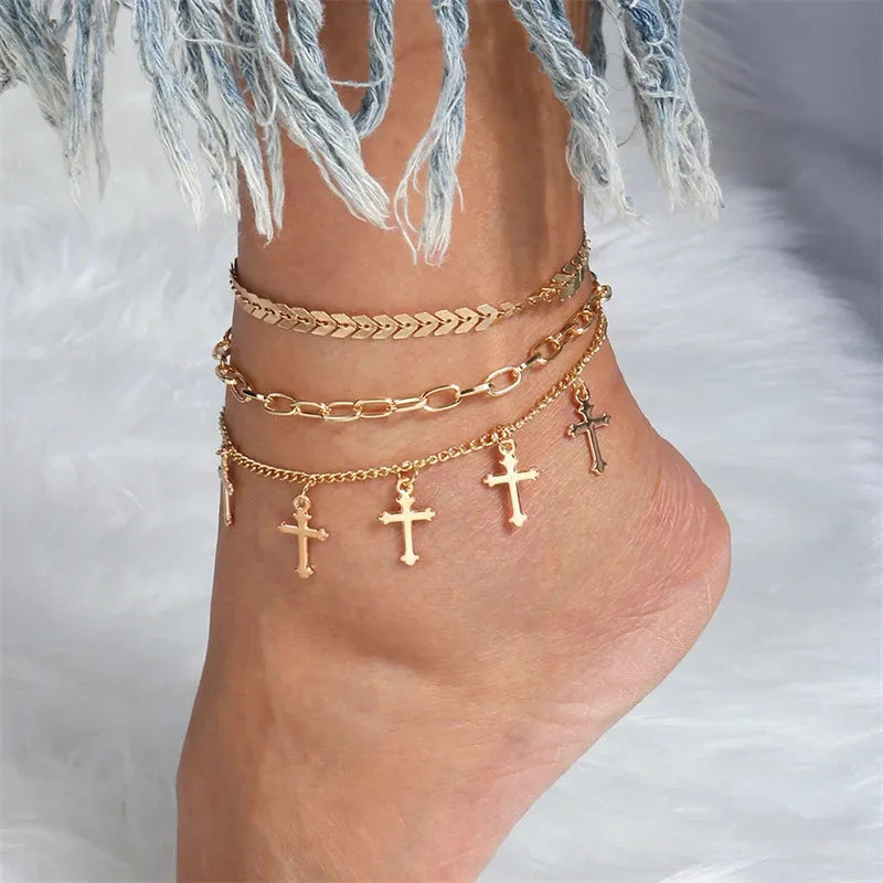 Bohemian Handmade Beads Anklets, Beaded Anklets, Ankle Bracelet