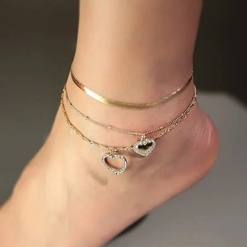 Bohemian Handmade Beads Anklets, Beaded Anklets, Ankle Bracelet