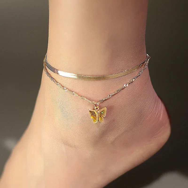 Bohemian Handmade Beads Anklets, Beaded Anklets, Ankle Bracelet