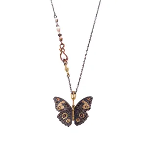 Buckeye Butterfly Pendant