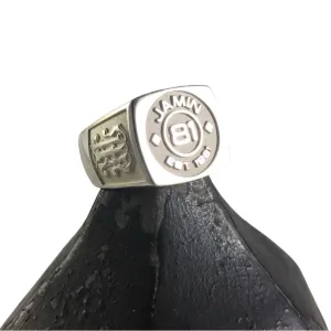 CAD Design Sterling Silver Signet Ring