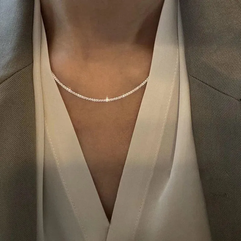 Cauliflower Necklace 304 Stainless Steel 18K Gold Plated Inlay Stainless Steel Necklaces