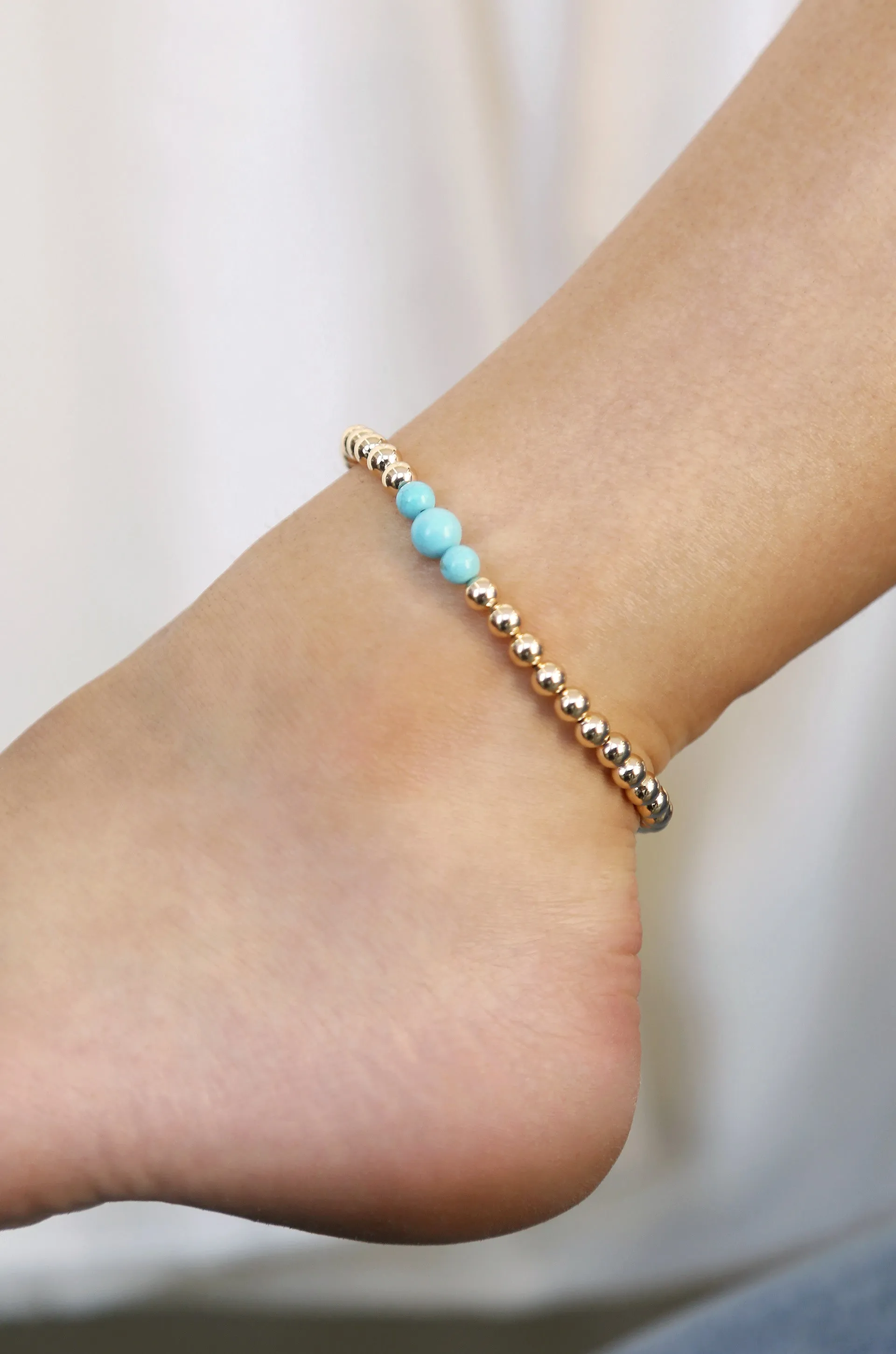 Center Bead Anklet