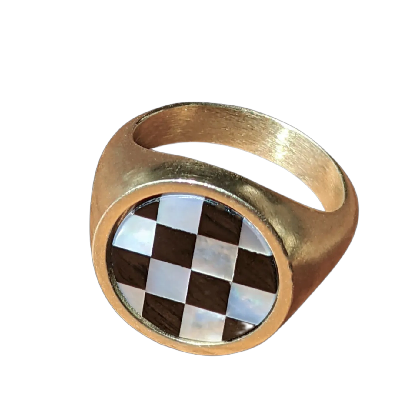 Classic Inlay  Signet Ring (5 stone options)