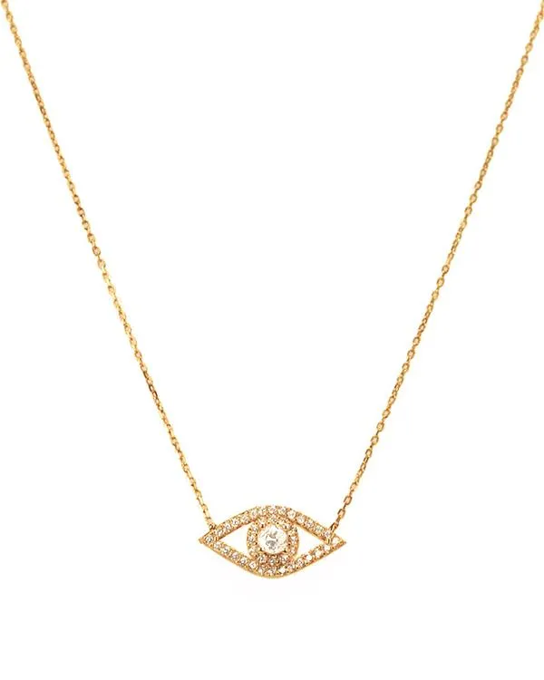 Classic Sparkling Evil Eye Necklace