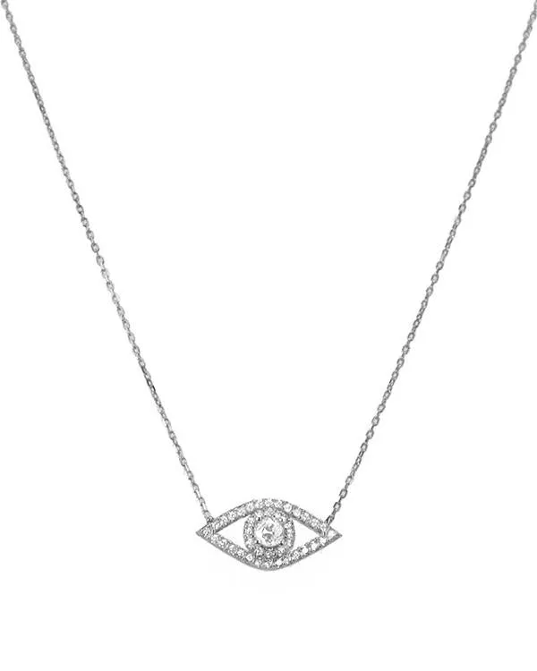 Classic Sparkling Evil Eye Necklace