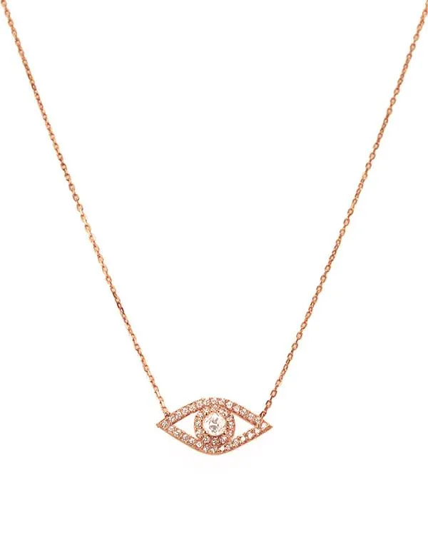 Classic Sparkling Evil Eye Necklace