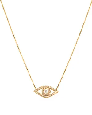 Classic Sparkling Evil Eye Necklace