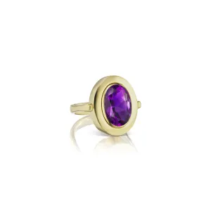 Cocktail Ring with Amethyst